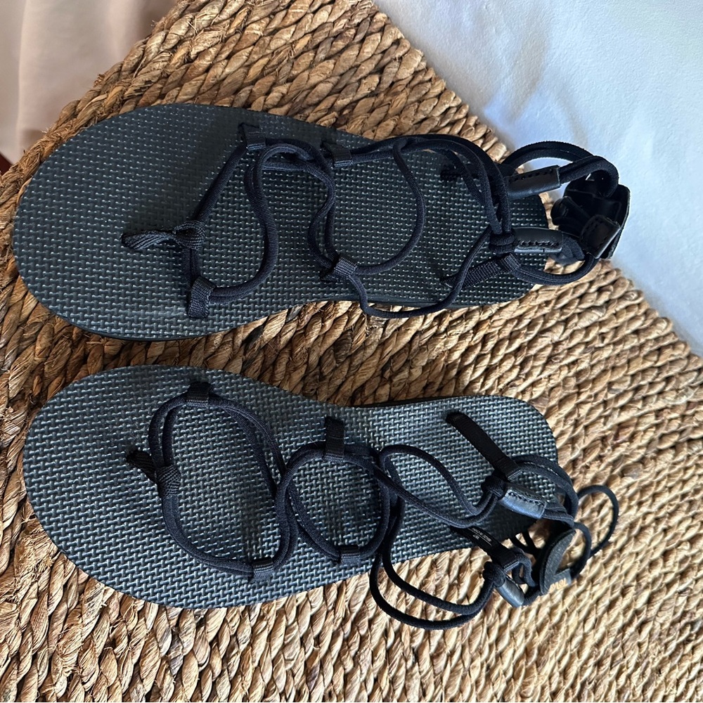 Teva Black Strappy Sandals